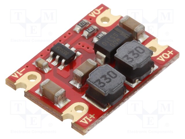 Converter: step up / step down; Uout: 3.3V; Uin: 2.5÷15V; 600mA