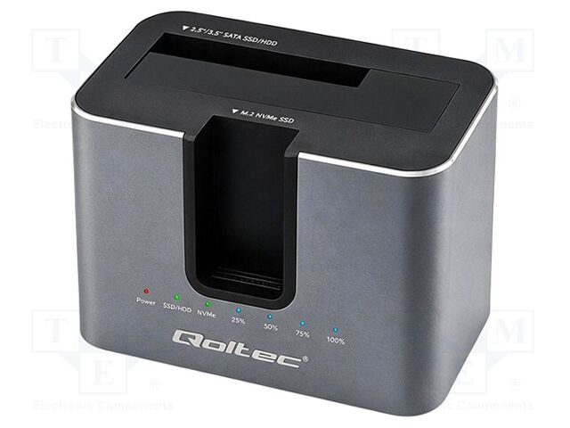 Docking station; USB 3.2 Gen 2; PnP; black,grey