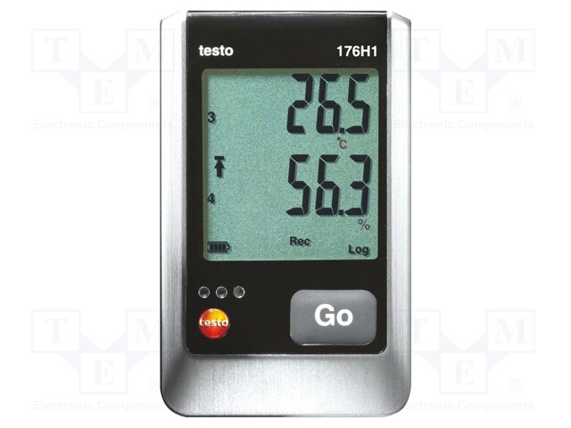 Logger: temperature and humidity; -20÷70°C; 0÷100%RH; IP65
