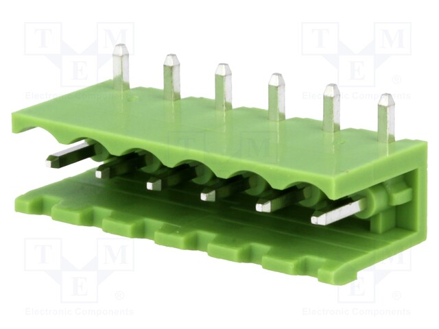 Pluggable terminal block; Contacts ph: 5.08mm; ways: 6; socket