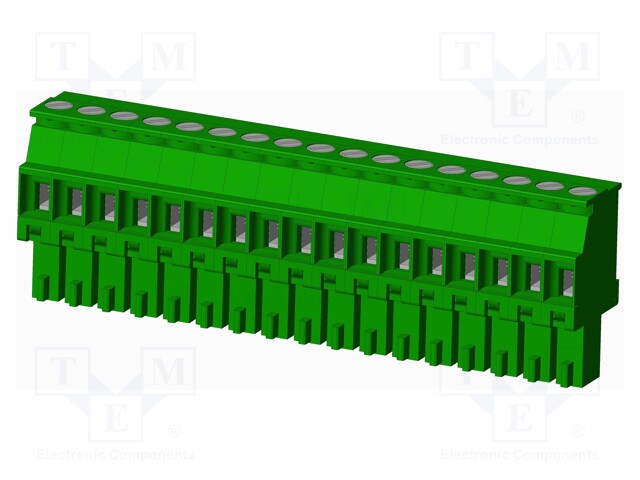 Connector: pluggable terminal block; plug; female; angled 90°