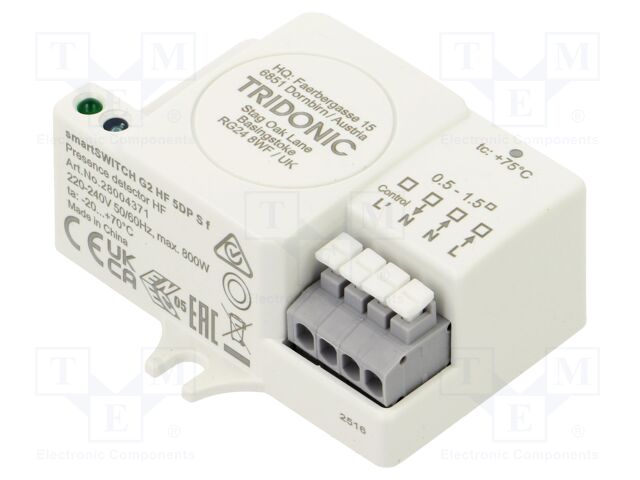 Sensor: movement; screw; 220÷240VAC; IP20; -20÷70°C; 30÷150°