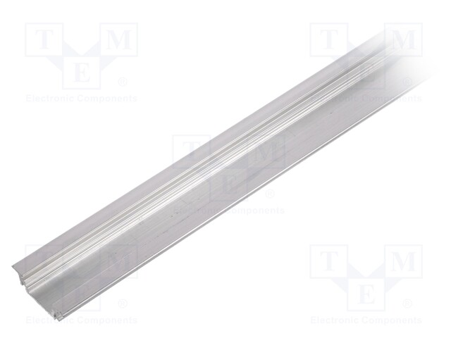 Profiles for LED modules; recessed; natural; L: 1m; aluminium