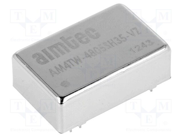 Converter: DC/DC; 4W; Uin: 18÷72V; 5VDC; Iout: 800mA; DIP24; 12g