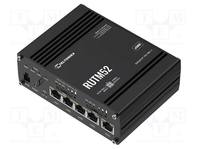 Module: router LTE; DDR3; 256MBRAM,272MBFLASH; GNSS; IP30