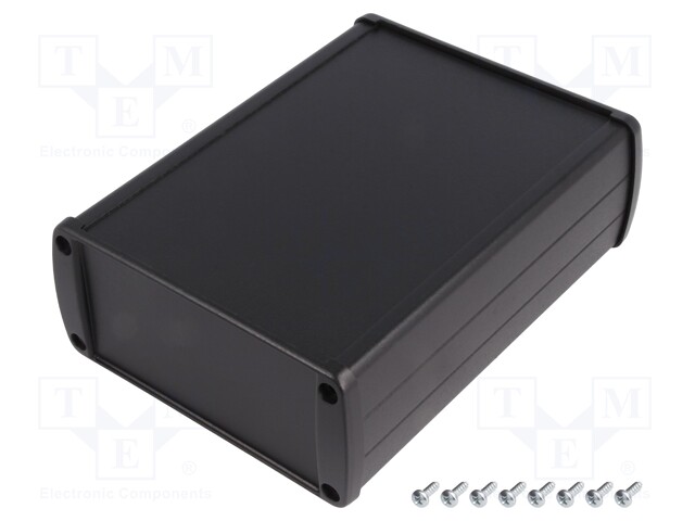 Enclosure: multipurpose; TEKAM; X: 106mm; Y: 145mm; Z: 45mm; black