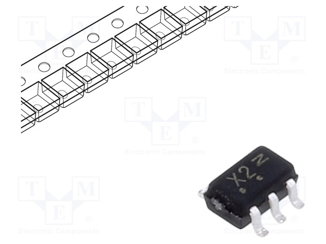 ESD Protection Device, 10 V, SC-88, 6 Pins, 5.5 V, NUP4114 Series