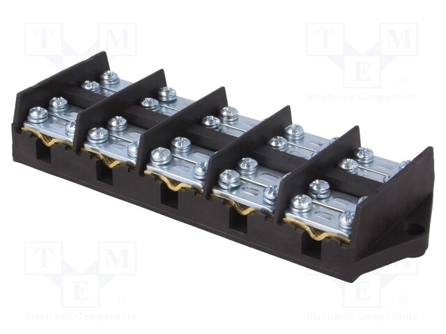Terminal block; screw terminal; ways: 5; 35mm2; terminals: 10; 400V