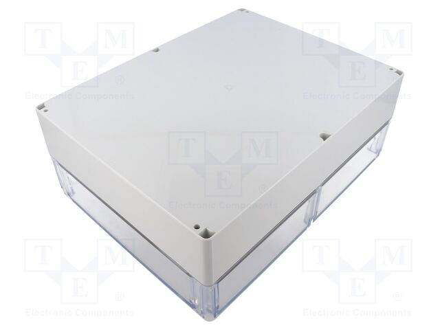 Enclosure: multipurpose; X: 230mm; Y: 300mm; Z: 110mm; EURONORD; grey
