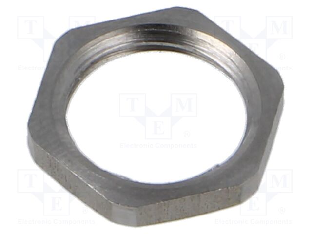 Nut; M16; stainless steel; 19mm; Thread: metric; Pitch: 1.5