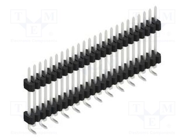 Connector: pin strips; pin header; male; PIN: 24; 1.27mm; SMT; 1x24
