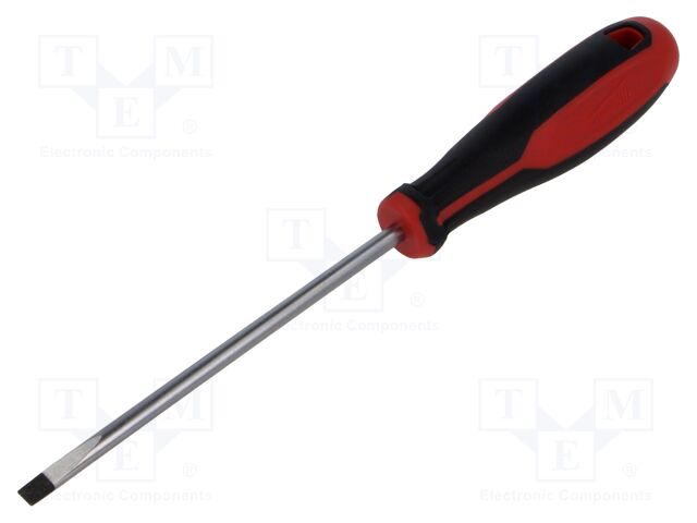 Screwdriver; slot; 5,5x1,0mm; 125mm
