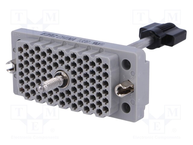 Connector: rectangular; socket; hermaphrodite; Mat: polycarbonate