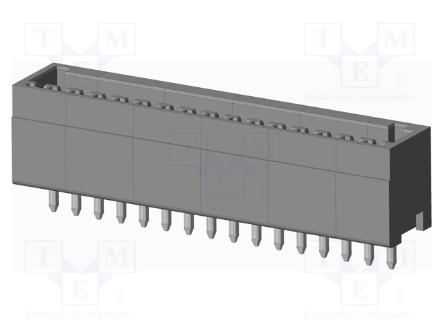 Connector: pluggable terminal block; socket; male; on PCBs