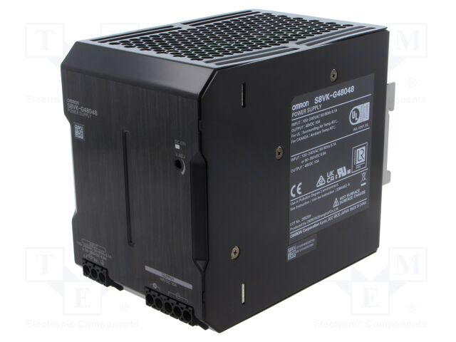 Power supply: switched-mode; 480W; 24VDC; 20A; 85÷264VAC; OUT: 1