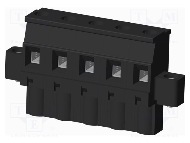 Connector: pluggable terminal block; plug; female; angled 90°