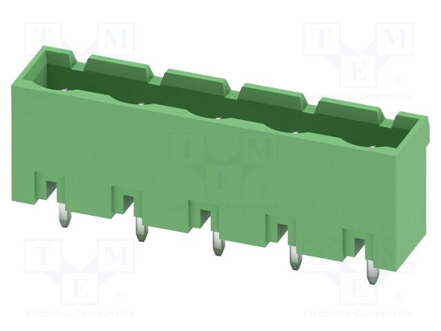 PCB headers, nominal cross section: 2.5 mm?, color: green, n