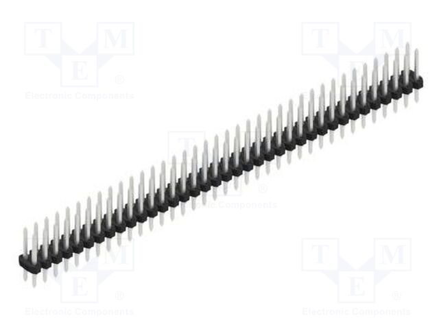 Connector: pin strips; pin header; male; PIN: 74; 2mm; THT; 2x37