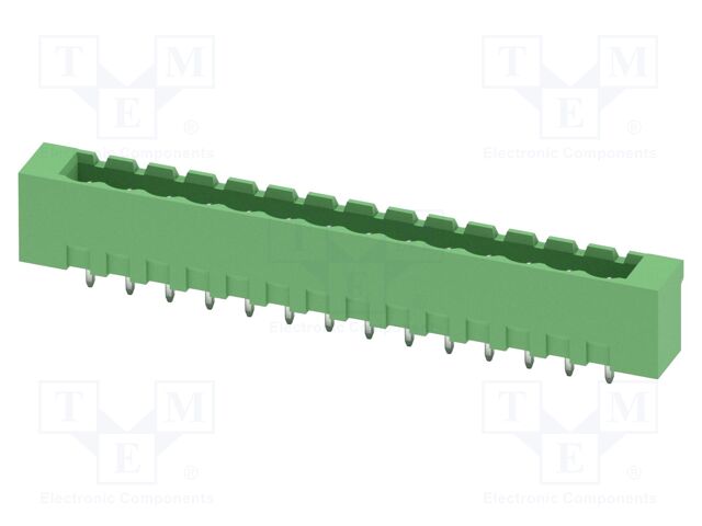 PCB headers, nominal cross section: 2.5 mm2, color: green, n