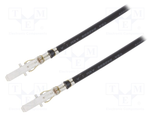 Contact; male; 16AWG; SABRE; tinned; Contacts ph: 7.5mm; Len: 0.3m