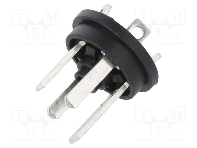 Connector: valve connector; socket; form C; 8mm; male; PIN: 4; 6A