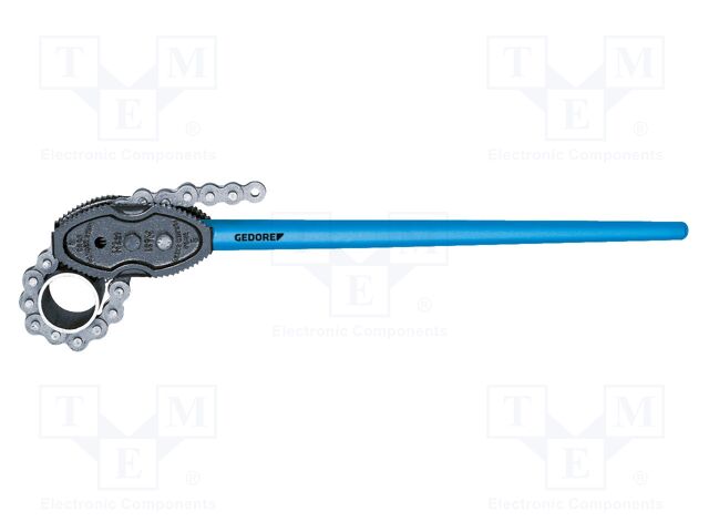 Wrench; with chain; L: 1250mm; Grip capac: 48÷219mm