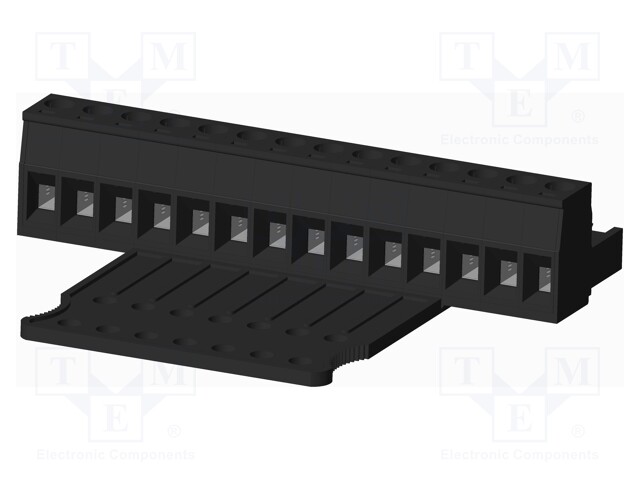 Connector: pluggable terminal block; plug; female; straight; 5mm