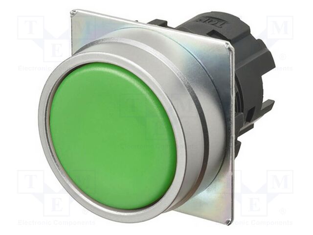 Switch: push-button; 22mm; Stabl.pos: 1; flat; Pos: 2