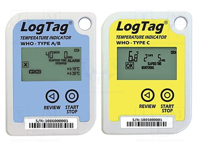 Data logger; temperature; IP64; Display: LCD; Temp: -30÷60°C