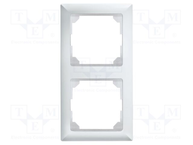 Mounting frame; intelligent house; anthracite; Sockets: 2
