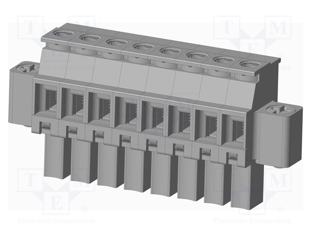 Connector: pluggable terminal block; plug; female; angled 90°
