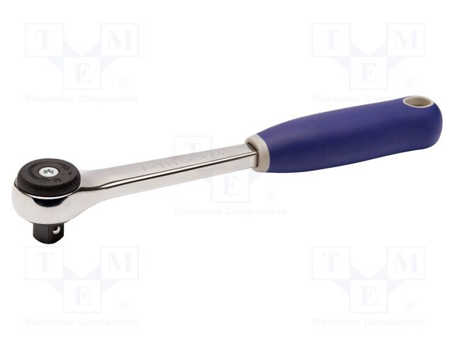 Rattle; 1/2"; bidirectional; 250mm; Teeth: 72