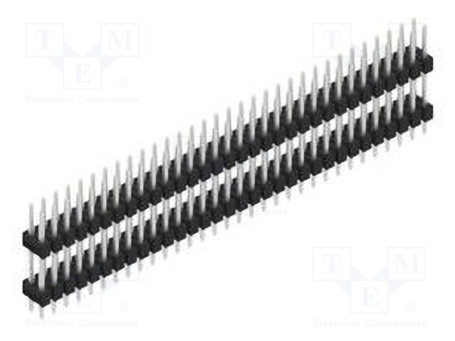 Connector: pin strips; pin header; male; PIN: 64; 2.54mm; THT; 2x32