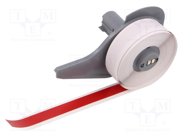 Tape; 12.7mm; 15.24m; red; self-adhesive; -40÷82°C