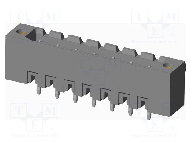 Connector: pluggable terminal block; socket; male; on PCBs
