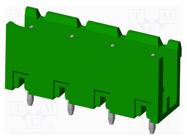 Connector: pluggable terminal block; socket; male; straight; THT