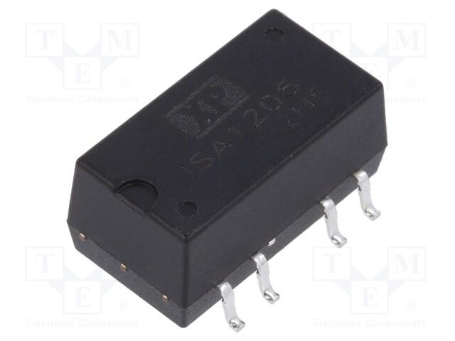 Isolated Board Mount DC/DC Converter, 1.5kV Isolation, ITE, 2 Output, 1 W, 5 V, 100 mA, -5 V