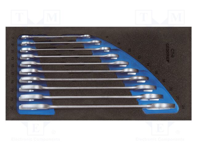 Wrench-set; spanner; 10pcs.