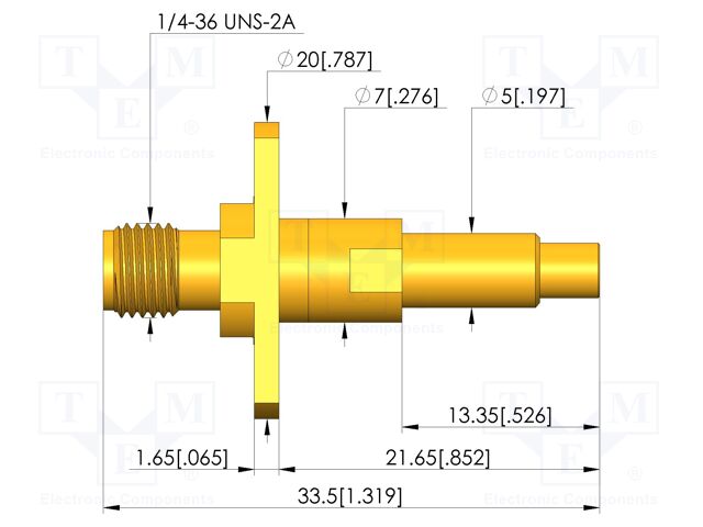 Test needle