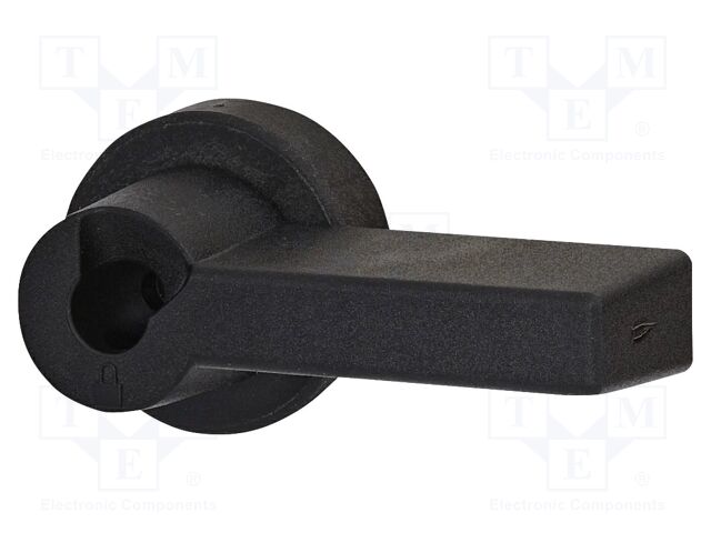 Direct handle; CLBSV; black; without rest position