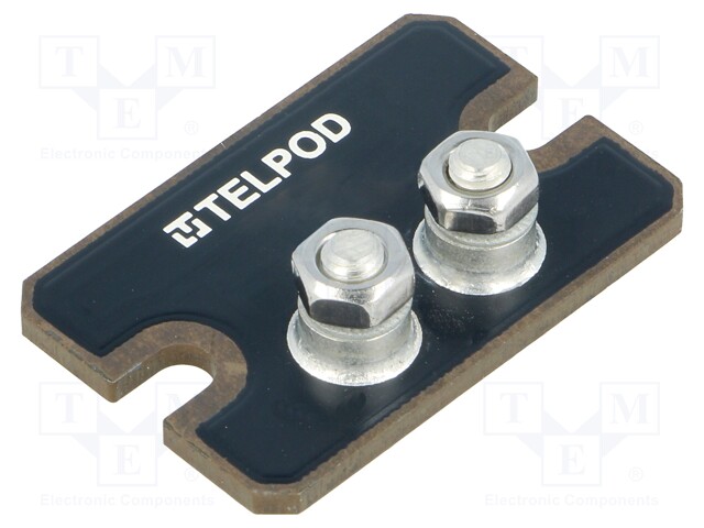Resistor: thick film; screw; 6.8Ω; 100W; ±5%; 38x25x2mm; 100ppm/°C