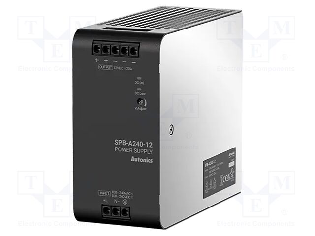 Power supply: switching; for DIN rail; 240W; 24VDC; 10A; 85÷264VAC