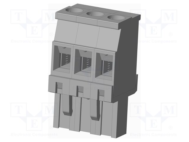 Connector: pluggable terminal block; plug; female; angled 90°