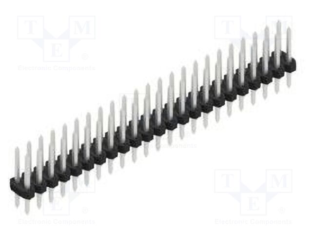 Connector: pin strips; pin header; male; PIN: 46; 2mm; THT; 2x23
