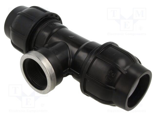 Splice terminal: clamping; for PE pipes; Plast; Medium: water