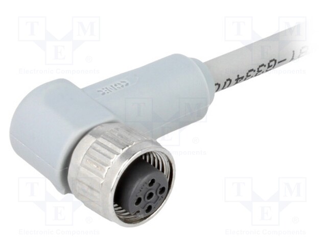 Plug; M12; PIN: 4; female; A code-DeviceNet / CANopen; 3m; cables