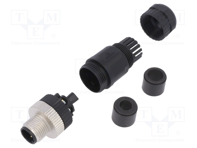 Plug; M12; PIN: 5; male; A code-DeviceNet / CANopen; for cable