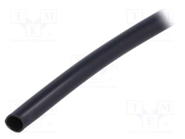 Insulating tube; PVC; black; -20÷125°C; Øint: 6mm; L: 400m; UL94V-0