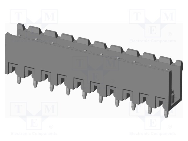 Connector: pluggable terminal block; socket; male; on PCBs
