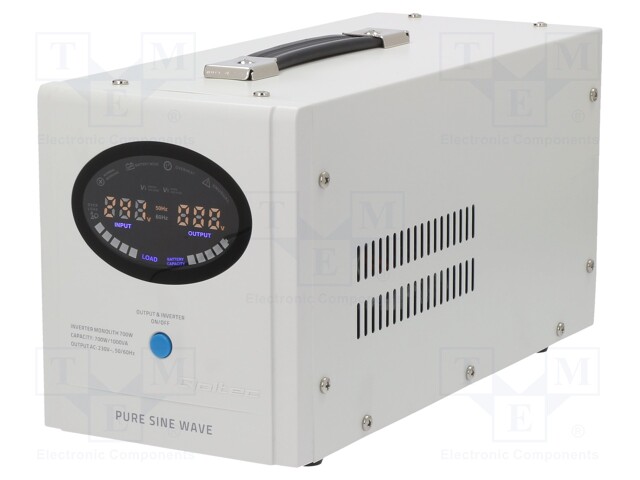 Power supply: emergency supply system; 230x145x180mm; 5.1kg